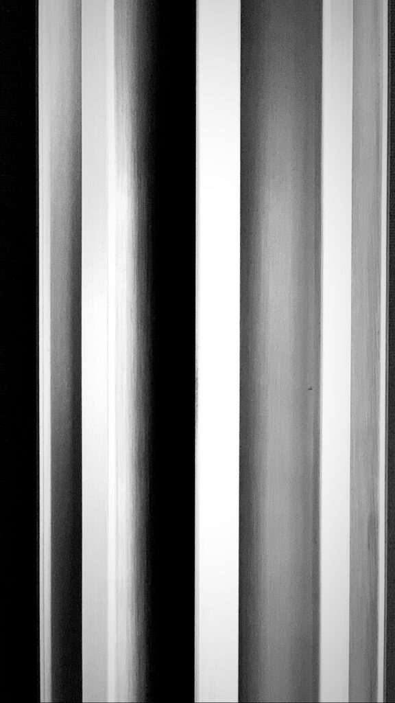 Minimalistische Skulptur – Ausschnitt einer Arbeit im Entstehungsprozess