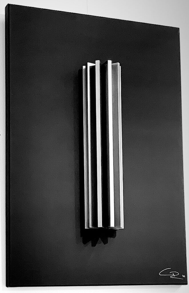 Minimalistische Skulptur – Ausschnitt einer Arbeit im Entstehungsprozess