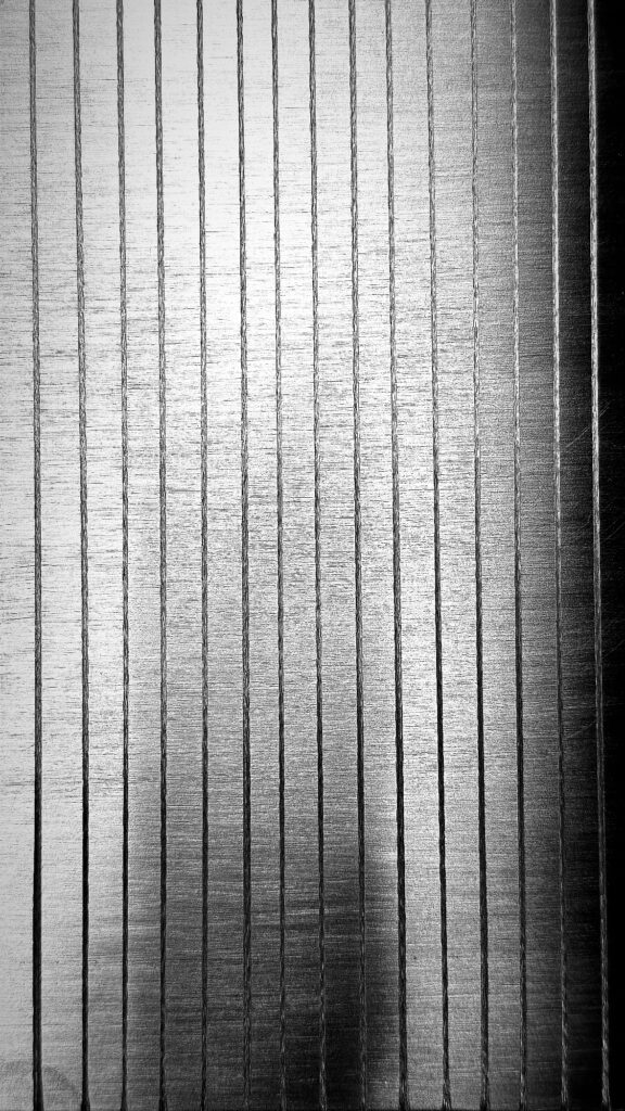 Minimalistische Skulptur – Ausschnitt einer Arbeit im Entstehungsprozess